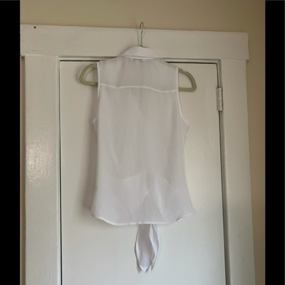 Express White tie up Top Small - Picture 4 of 7